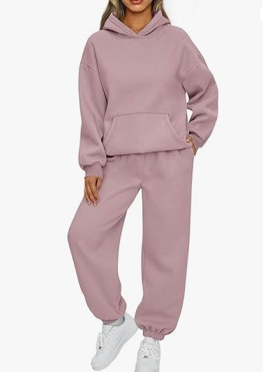 Emma – Tvådelad Casual Hoodie Sportbyxor Set