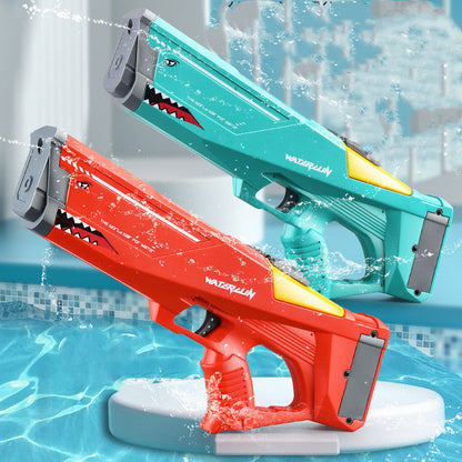 Elektrisk Vattenpistol för Barn och Tonåringar – Shark-Design, Perfekt för Sommarlekar och Pool