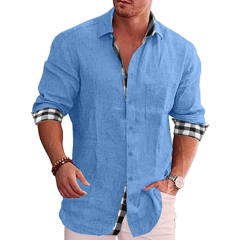 Owen – Långärmad Herrskjorta i Casual Stil