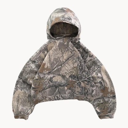 Unisex Camo Hoodie – Oversized Urban Streetwear för Vardag & Outdoor