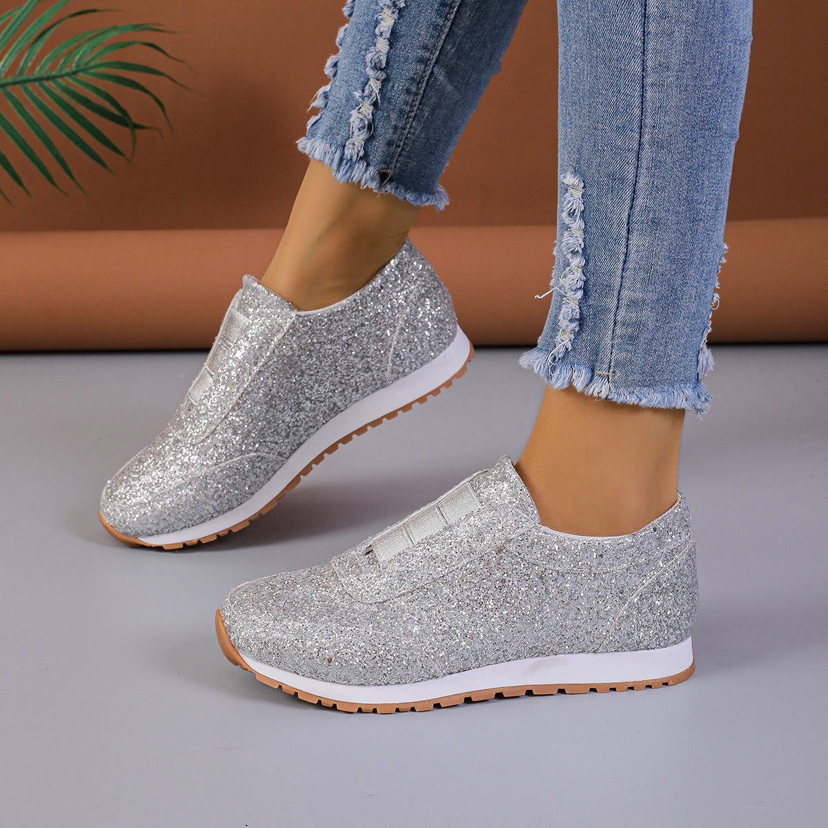 Leanne – Paljettprydda Casual Damskor