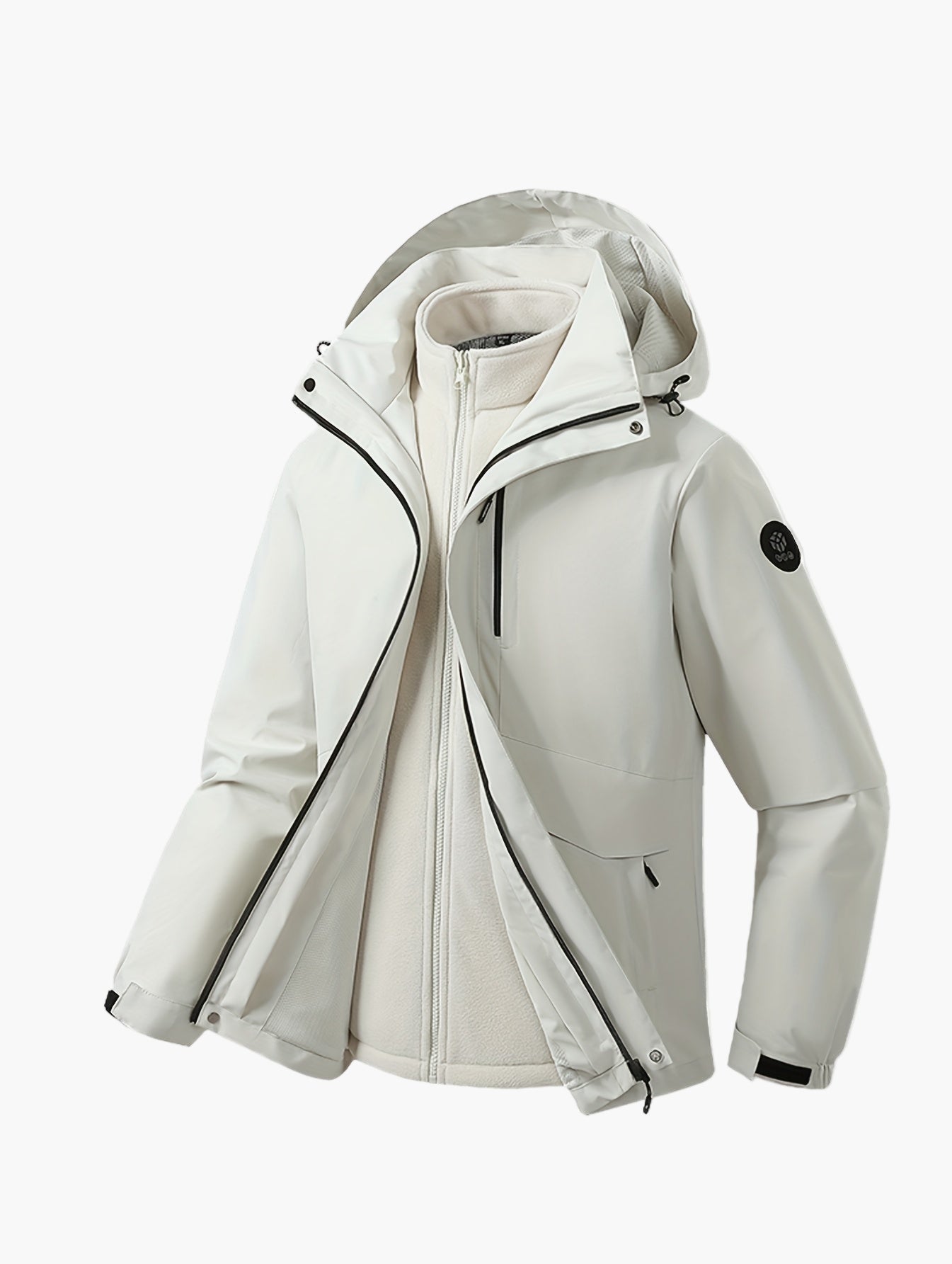 Herr Softshelljacka med Avtagbar Innerjacka – Vattentät och Vindskyddad för Vardagsbruk