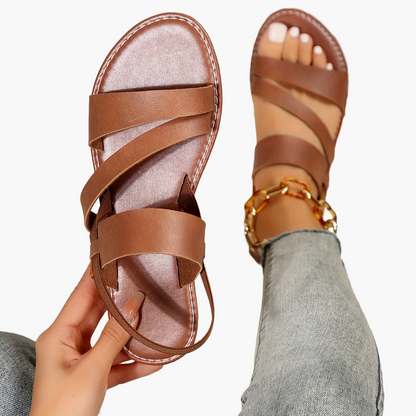 Dam Sandaler med Remmar – Trendig och Bekväm Sommarstil