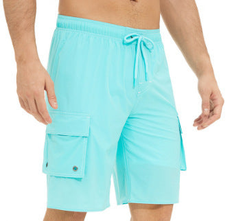 Howard – Herrensolida färg utomhuscasual strandshorts