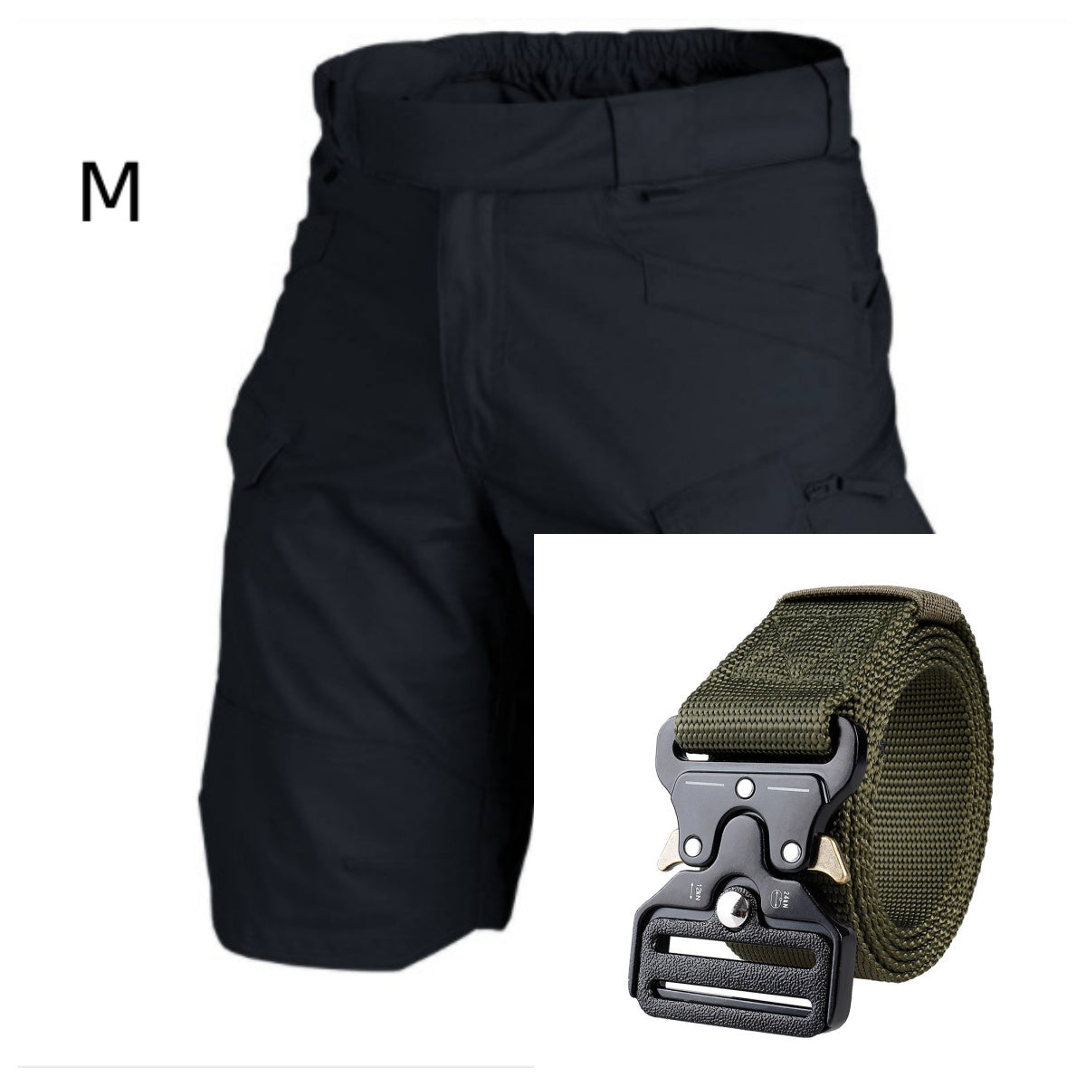Lee – Slitstarka Shorts med Rutigt Tyg och Vattentät Funktion