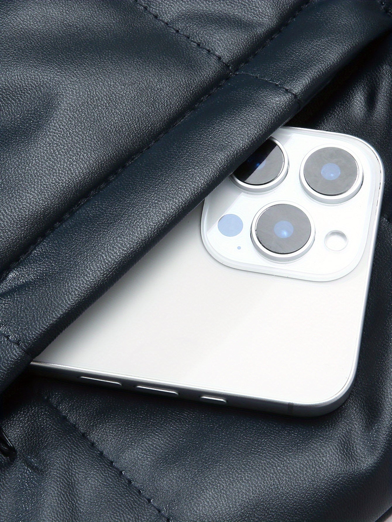 Herr Jacka – Trendig Vadderad Bomber med Pälsimitation Krage, Vardag & Casual