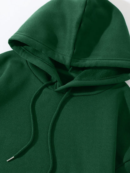 Damers avslappnade sportiga hoodie och byxset – perfekt för vardag och fritid