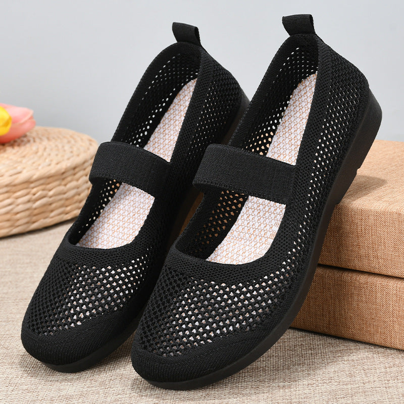Dam Sneakers Mary Jane Lättviktiga Vardagsskor Bekväma för Sommar och Promenader