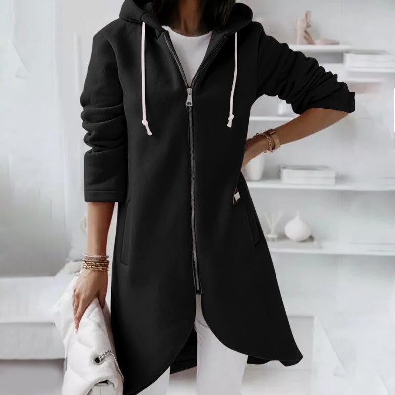 Katie – Hoodie med dragkedja för kvinnor