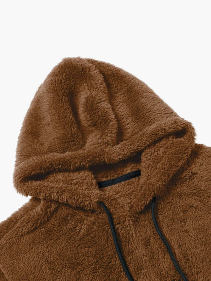 Herrarnas mysiga tvådelade lounge-set med huva – avslappnad höst/vinter-outfit