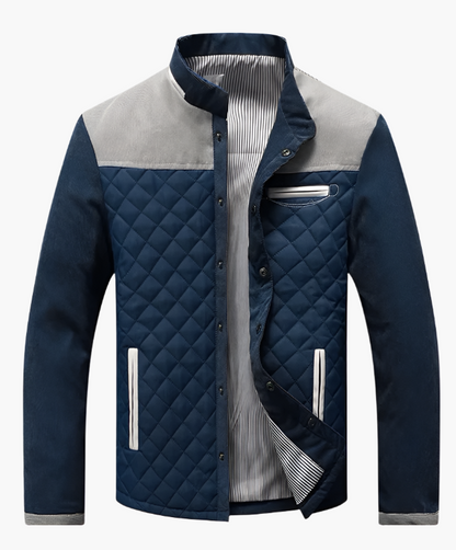 Herrjacka – Elegant quiltad stil för vardag och fritid