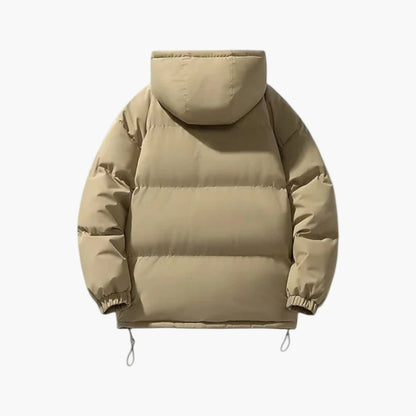 Herr Vinter Parkasjacka – Vadderad Puffer med Huva för Stad och Outdoor