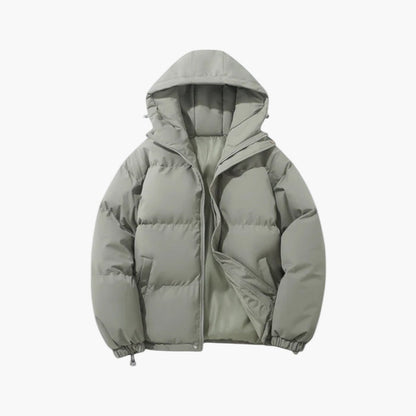 Herr Vinter Parkasjacka – Vadderad Puffer med Huva för Stad och Outdoor