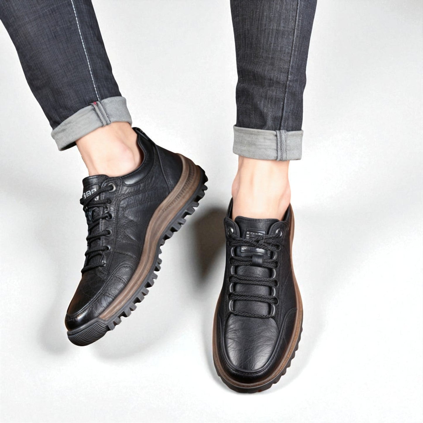 Herr Vandringsskor – Robust Outdoor Stil för Äventyr och Stad