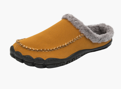 Herrtofflor för Vinter – Bekväma Stugtofflor med Antiglid och Extra Värme