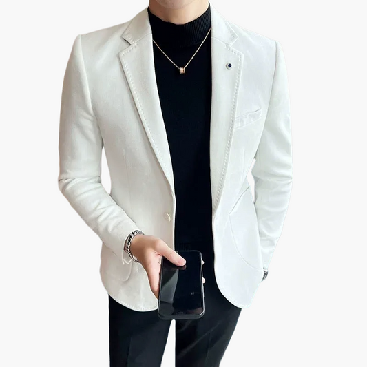Herr Elegant Kavaj Slim Fit – Perfekt för Fest & Affär
