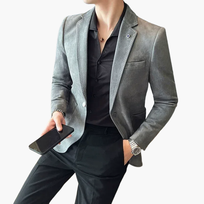 Herr Elegant Kavaj Slim Fit – Perfekt för Fest & Affär