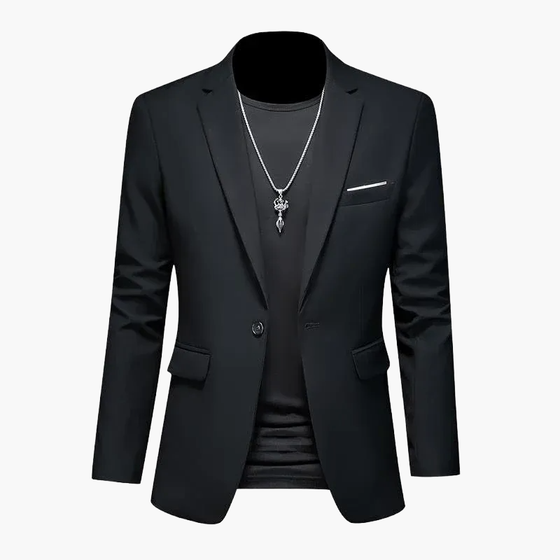 Herr Elegant Kavaj Blazer för Fest och Vardag – Modern Slim Fit Kostymjacka