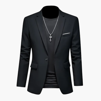 Herr Elegant Kavaj Blazer för Fest och Vardag – Modern Slim Fit Kostymjacka