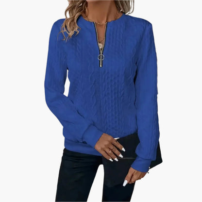 Samantha – Pullover för kvinnor med elegant stickat mönster