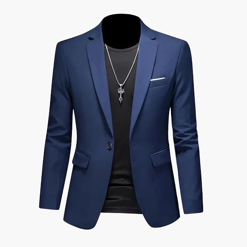 Herr Elegant Kavaj Blazer för Fest och Vardag – Modern Slim Fit Kostymjacka