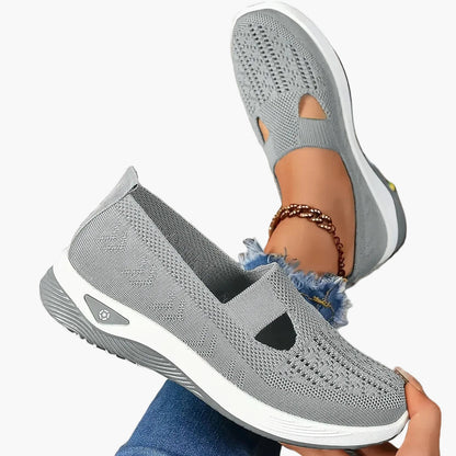 Dam Sneakers Ortopediska Andningsbara Halkfria Vardags- och Träningsskor