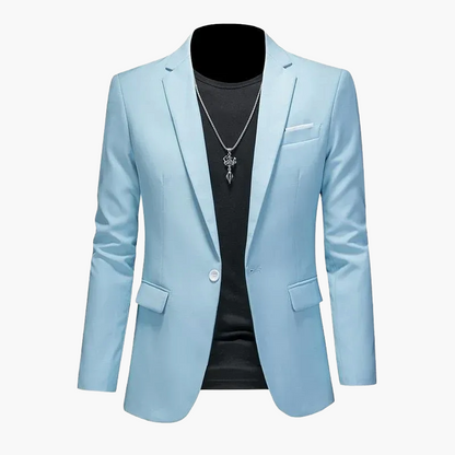 Herr Elegant Kavaj Blazer för Fest och Vardag – Modern Slim Fit Kostymjacka