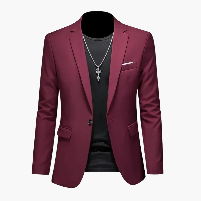 Herr Elegant Kavaj Blazer för Fest och Vardag – Modern Slim Fit Kostymjacka