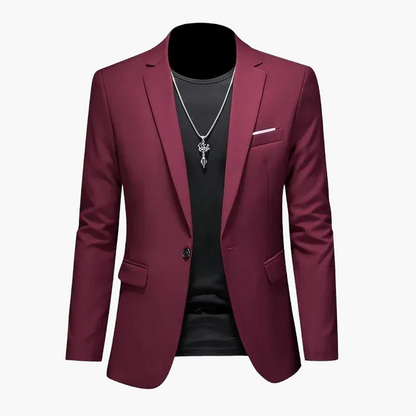Herr Elegant Kavaj Blazer för Fest och Vardag – Modern Slim Fit Kostymjacka