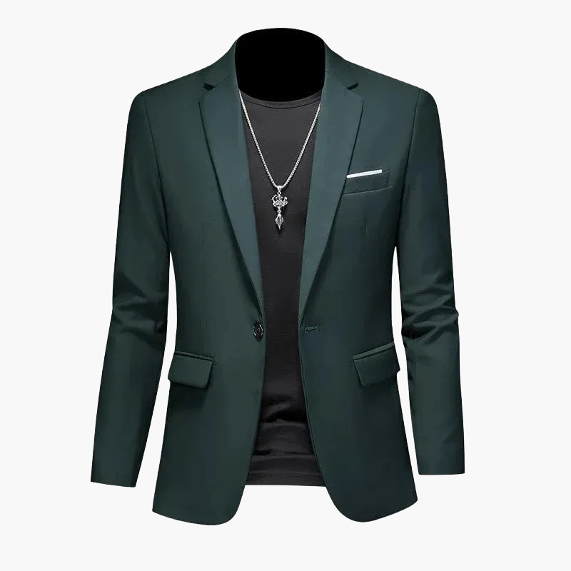 Herr Elegant Kavaj Blazer för Fest och Vardag – Modern Slim Fit Kostymjacka