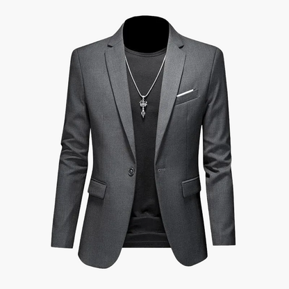 Herr Elegant Kavaj Blazer för Fest och Vardag – Modern Slim Fit Kostymjacka