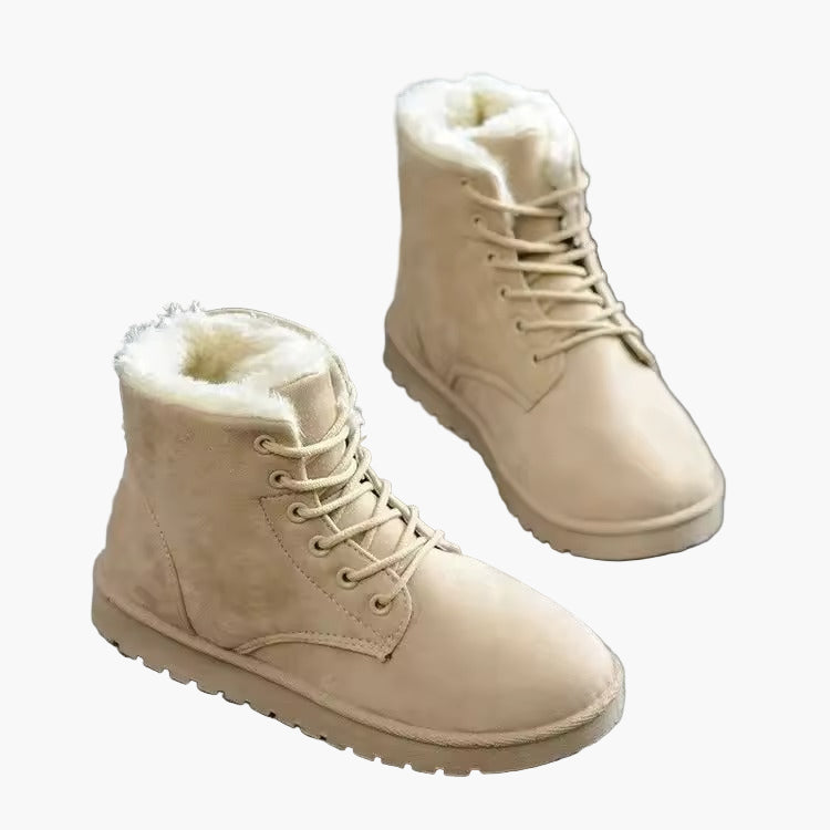 Dam Vinterkängor Med Varm Foder och Klassisk Design – Perfekta För Kallt Väder och Stadsliv