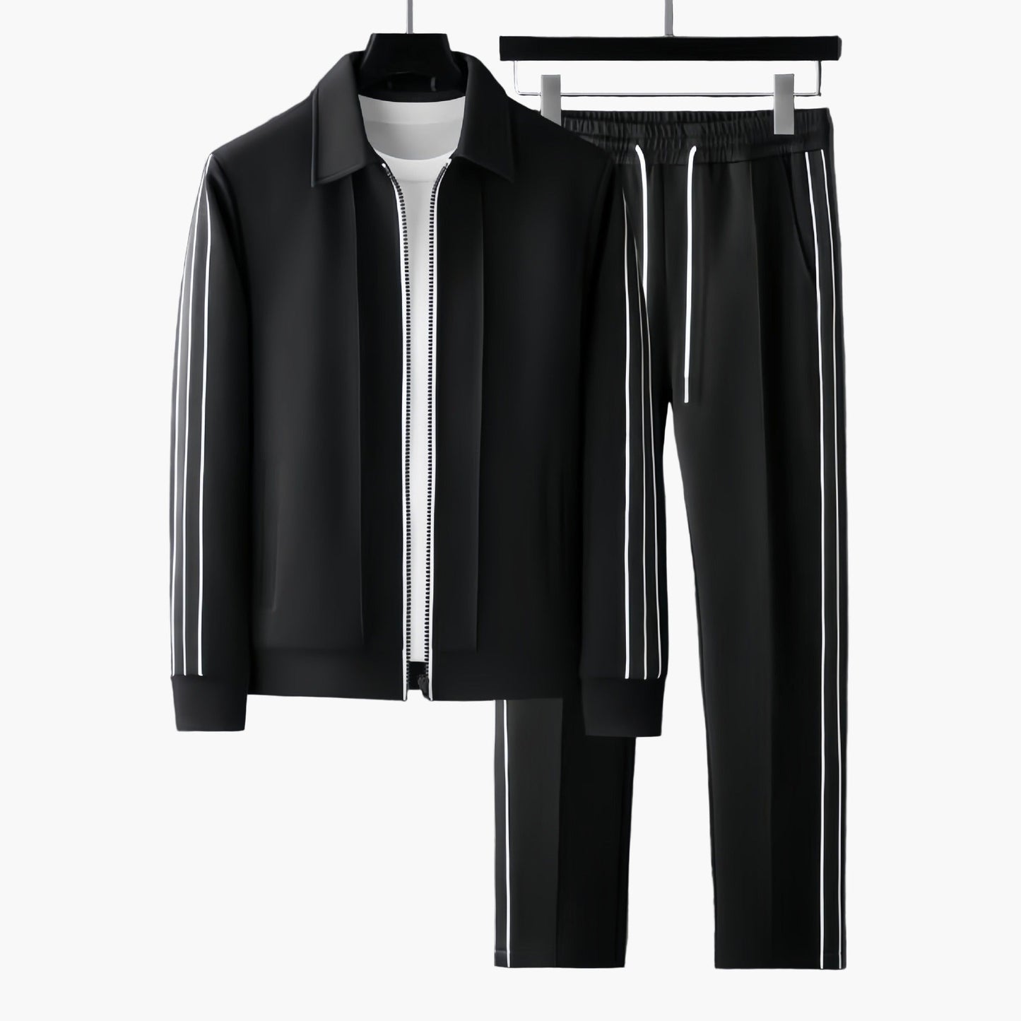 Herrarnas sportiga tracksuit-set för träning och fritid – modern atletisk stil