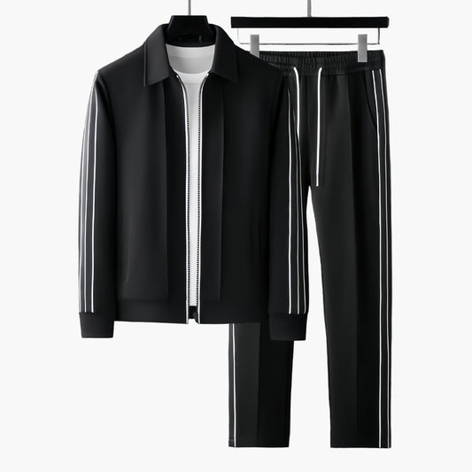 Herrarnas sportiga tracksuit-set för träning och fritid – modern atletisk stil