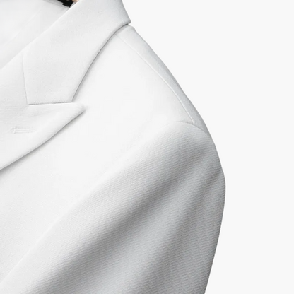 Herr Elegant Dubbelknäppt Kavaj för Fest och Bröllop