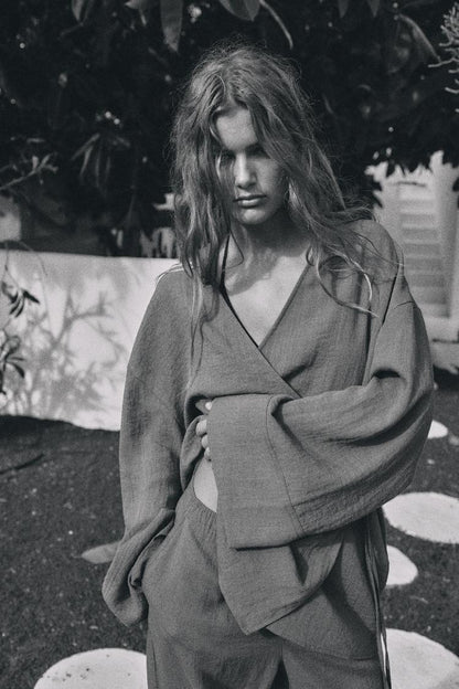 Mikasa - Set med Kimono Stil för Kvinnor