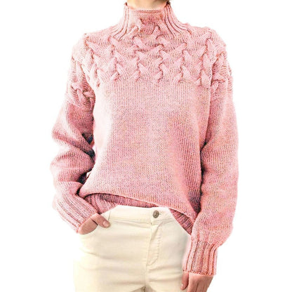 Sara - Stickad Turtleneck-Tröja