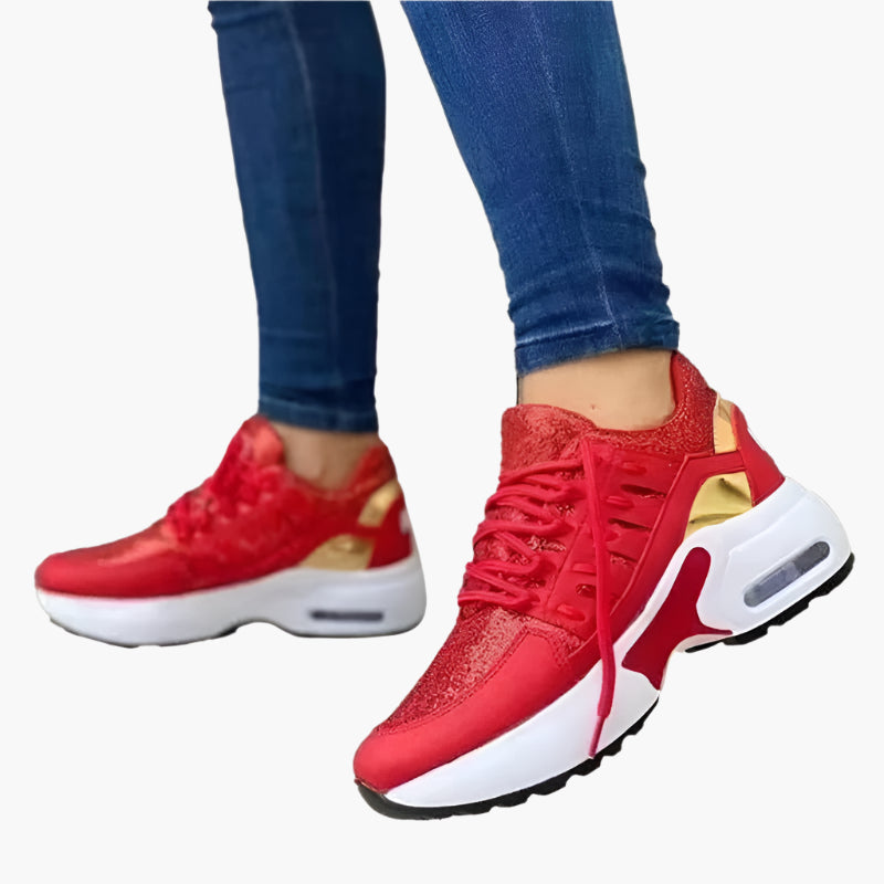 Dam Sneakers Ortopediska – Trendiga Vardagsskor för Komfort och Stil