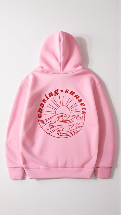Dam Hoodie med tropiska broderier – Avslappnad streetwear för vardag och fritid