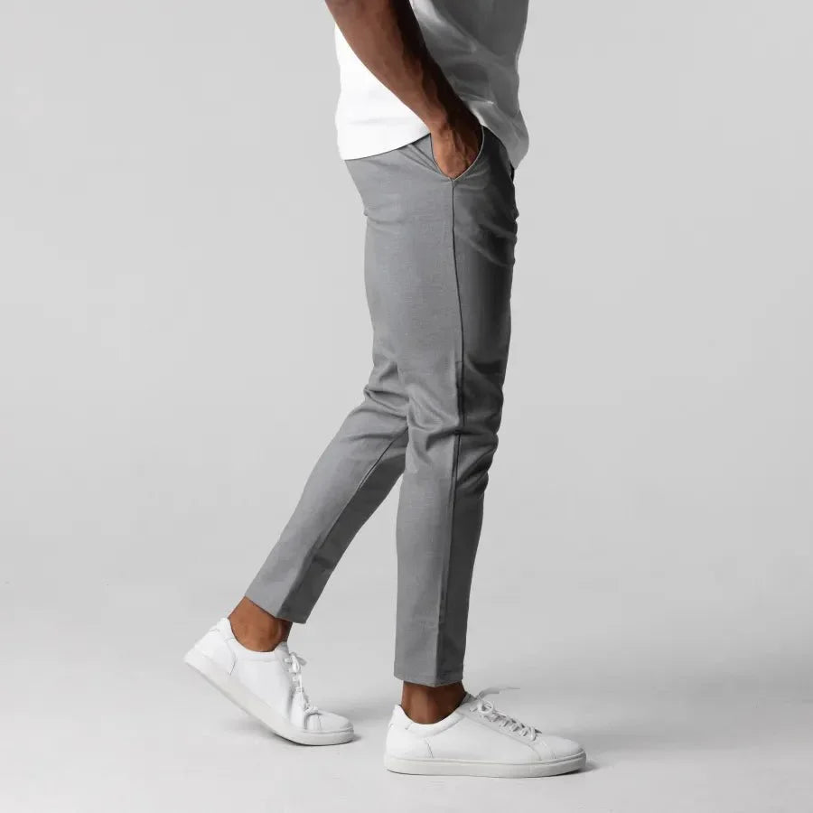 Herr Slim Fit Chinos – Modernt Stilrena Byxor för Arbete och Fritid