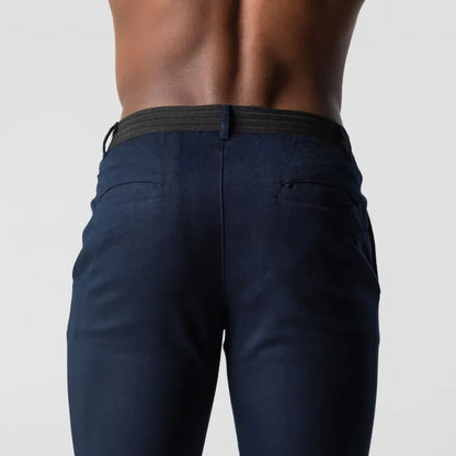 Herr Slim Fit Chinos – Modernt Stilrena Byxor för Arbete och Fritid