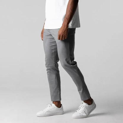 Herr Slim Fit Chinos – Modernt Stilrena Byxor för Arbete och Fritid