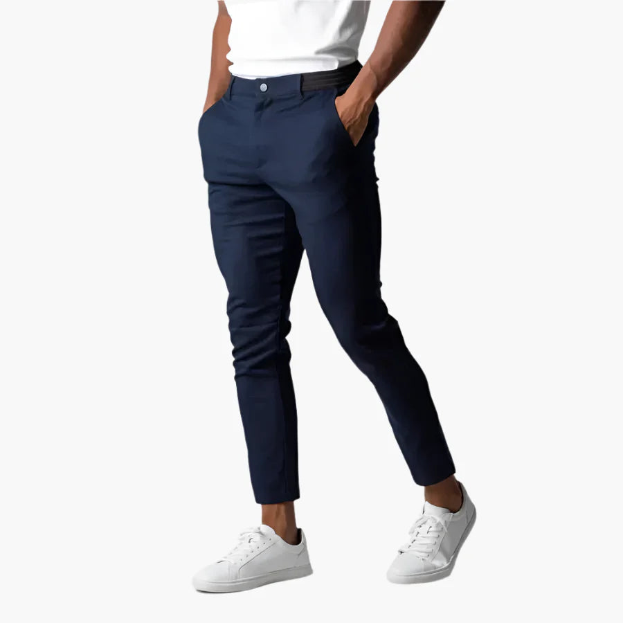 Herr Slim Fit Chinos – Modernt Stilrena Byxor för Arbete och Fritid