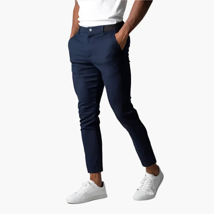 Herr Slim Fit Chinos – Modernt Stilrena Byxor för Arbete och Fritid