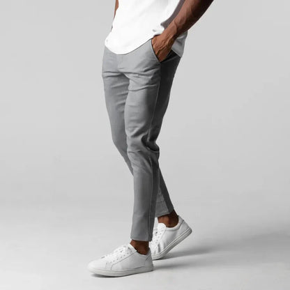 Herr Slim Fit Chinos – Modernt Stilrena Byxor för Arbete och Fritid