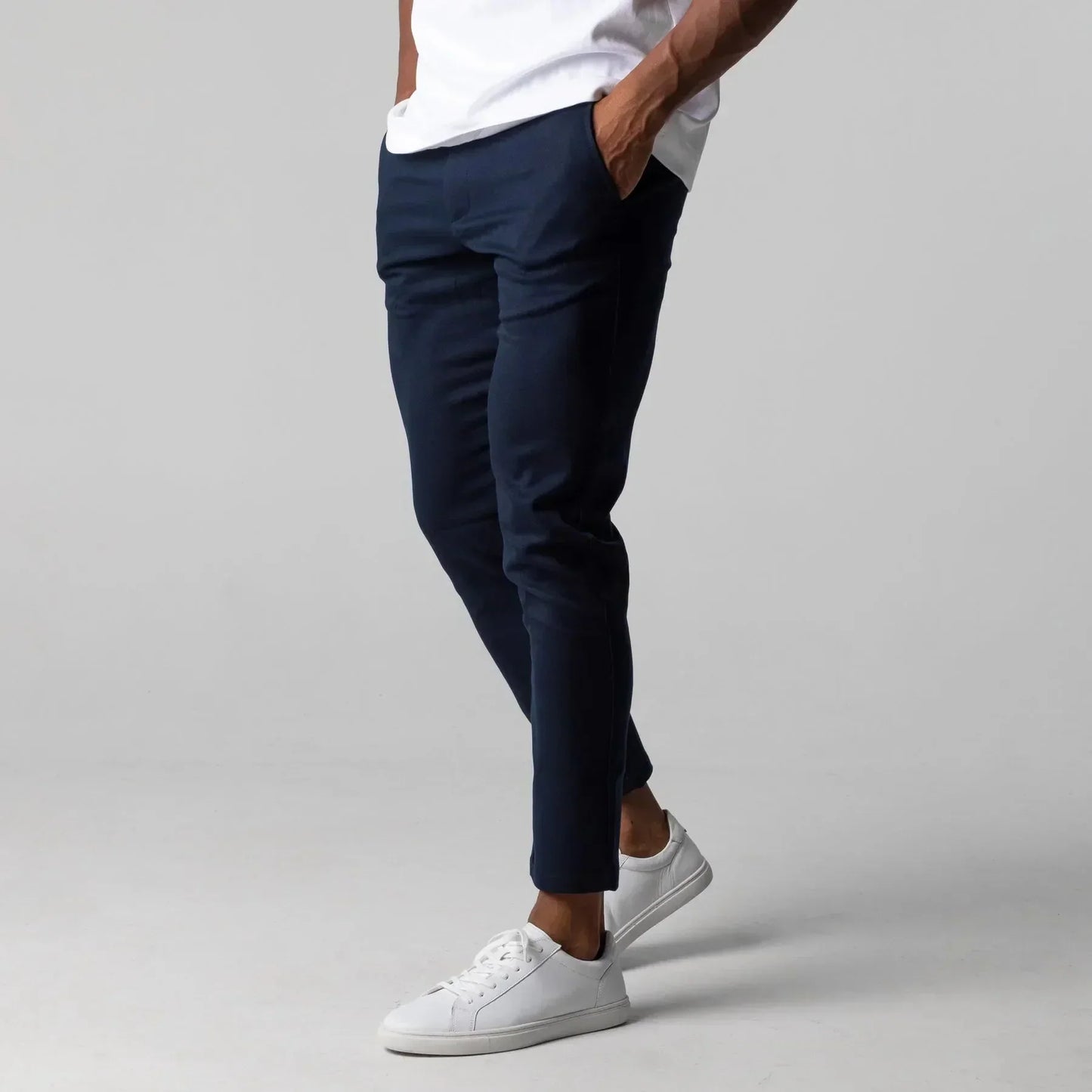 Herr Slim Fit Chinos – Modernt Stilrena Byxor för Arbete och Fritid