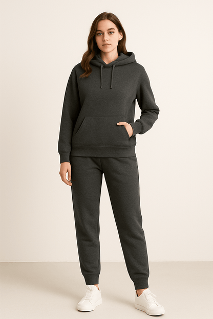 Herrar Mjukisdräkt Hoodie och Joggingbyxor Set – Perfekt för Avkoppling och Träning