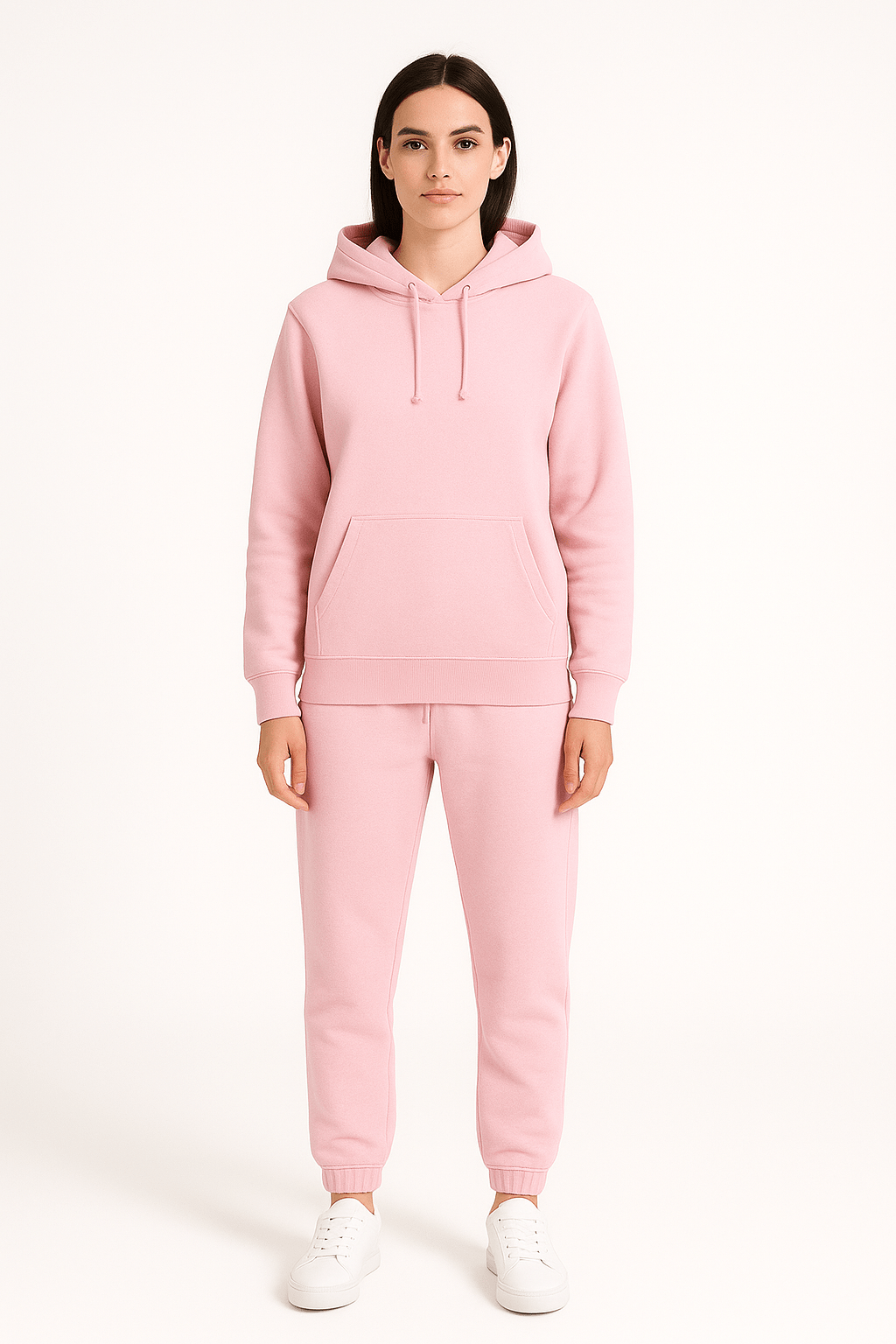 Herrar Mjukisdräkt Hoodie och Joggingbyxor Set – Perfekt för Avkoppling och Träning