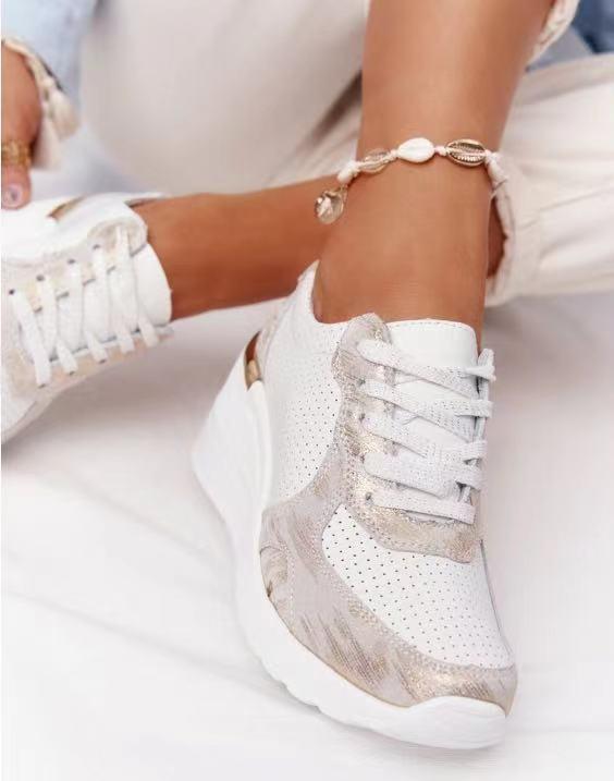 Dam Sneakers med kilklack – Ortopediska och Stilrena Vardags- och Promenadskor