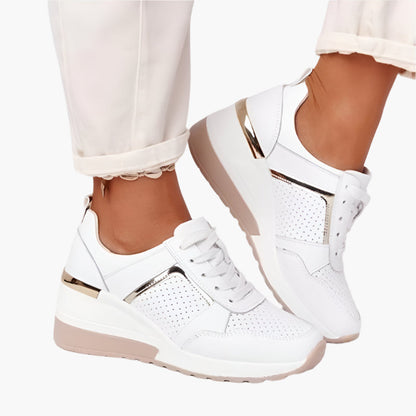 Dam Sneakers med kilklack – Ortopediska och Stilrena Vardags- och Promenadskor